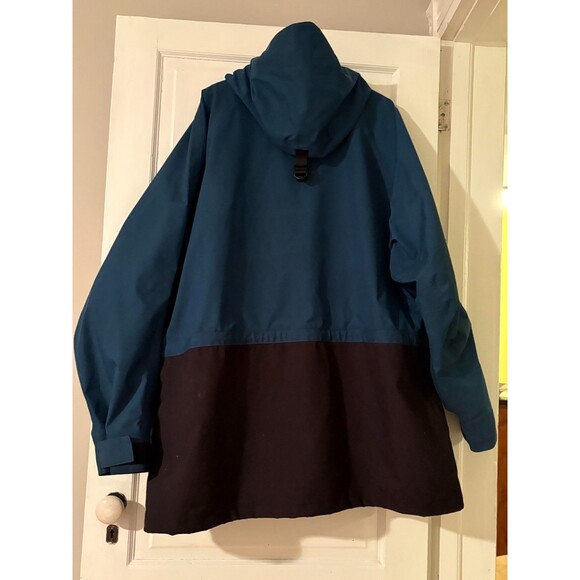 Cabelas Gore Tex Hooded Jacket Mens 3XL Tall Fishing Blue Guidewear Waterproof - Picture 2 of 10